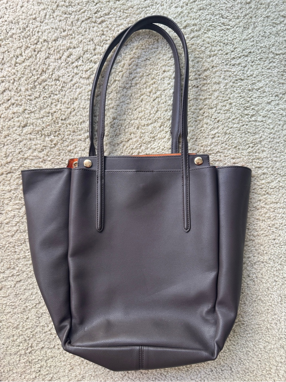 Classic Women's Tote Bag in Dark Brown - Elegant Everyday Carry